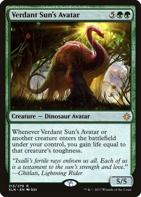 Verdant Sun's Avatar · Ixalan 213/289