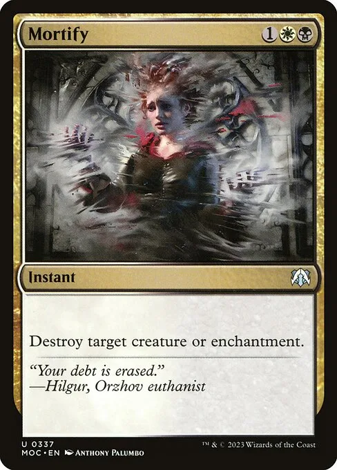 Mortify · March of the Machine Commander 337/450