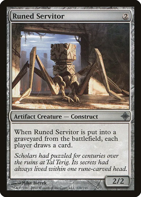 Runed Servitor · Rise of the Eldrazi 224/248