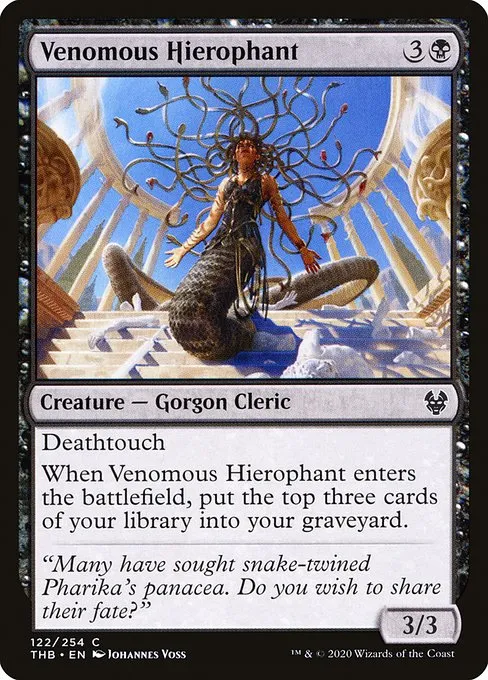 Venomous Hierophant · Theros Beyond Death 122/358