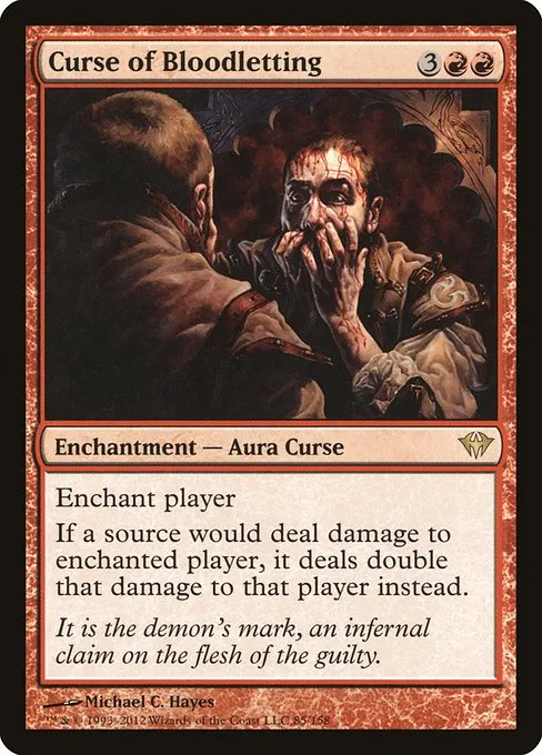 Curse of Bloodletting · Dark Ascension 85/158
