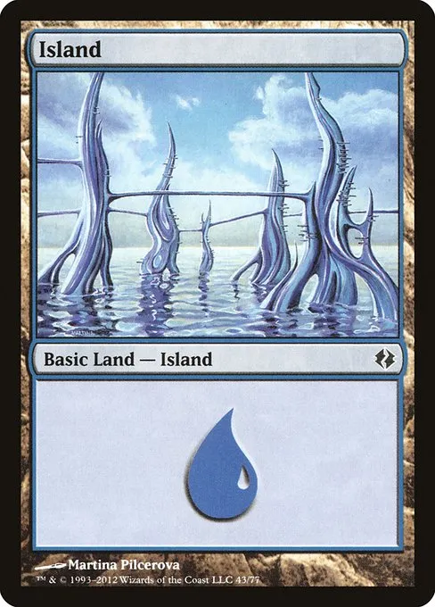 Island · Duel Decks: Venser vs. Koth 43/77