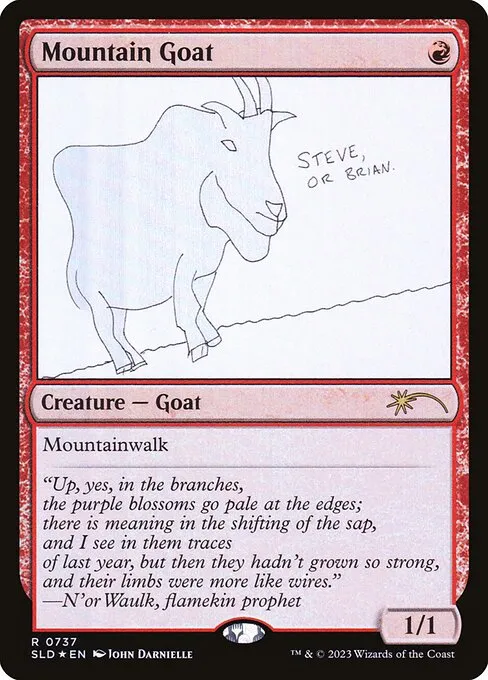 Mountain Goat · Secret Lair Drop 737/2547