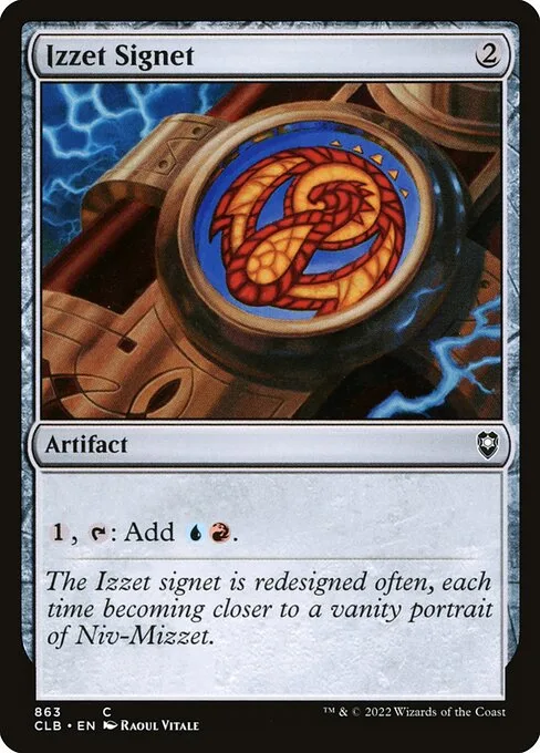 Izzet Signet · Commander Legends: Battle for Baldur's Gate 863/936