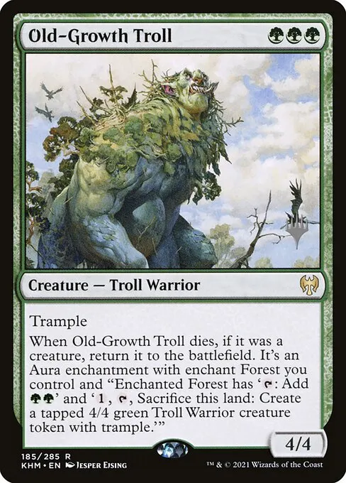 Old-Growth Troll · Kaldheim Promos 185p/158