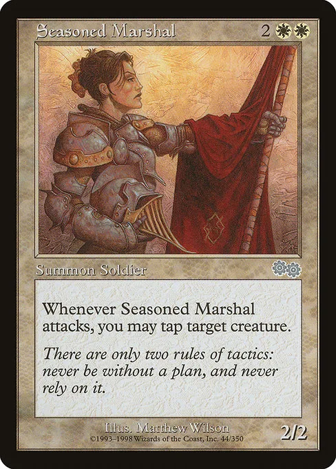 Seasoned Marshal · Urza's Saga 44/357