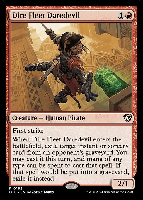 Dire Fleet Daredevil · Outlaws of Thunder Junction Commander 162/342