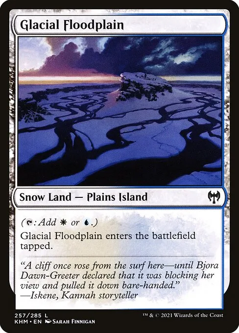 Glacial Floodplain · Kaldheim 257/425