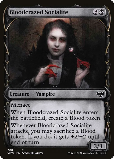 Bloodcrazed Socialite · Innistrad: Crimson Vow 288/423
