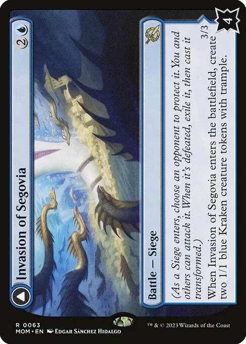 Invasion of Segovia // Caetus, Sea Tyrant of Segovia · March of the Machine 63/387