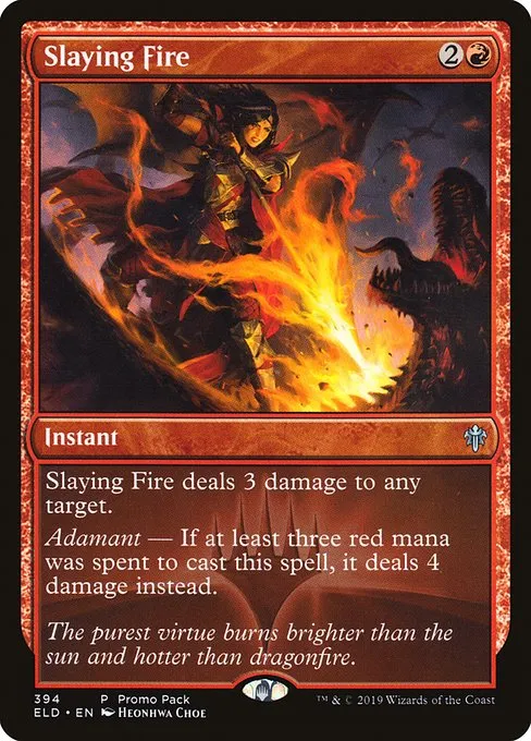 Slaying Fire · Throne of Eldraine 394/398