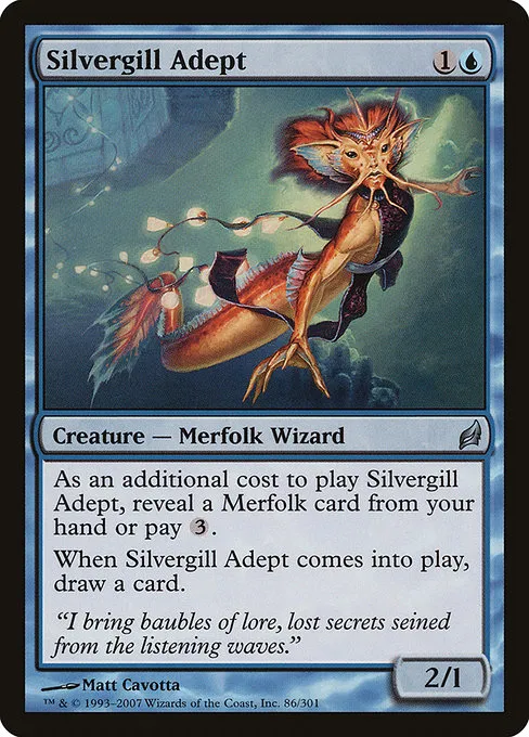 Silvergill Adept · Lorwyn 86/301