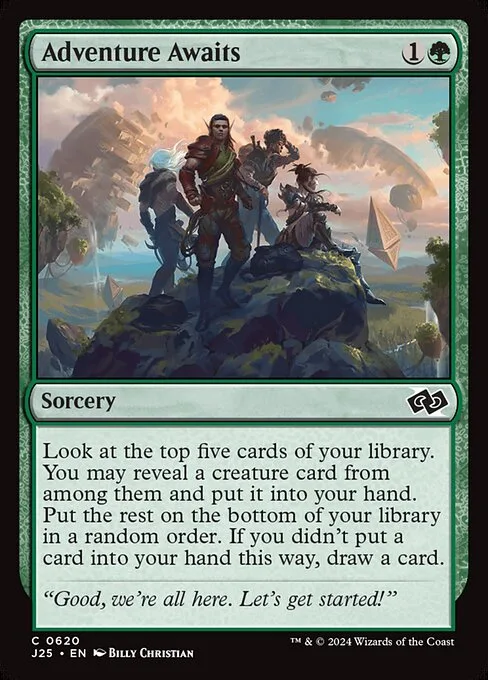 Adventure Awaits · Foundations Jumpstart 620/779