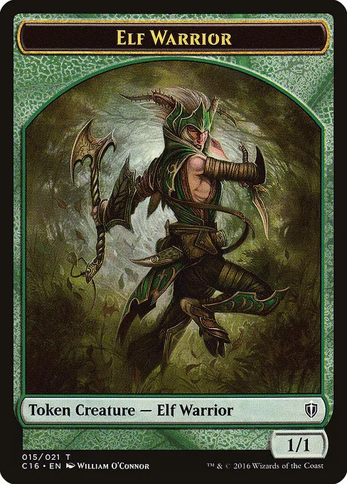 Elf Warrior · Commander 2016 Tokens 15/21