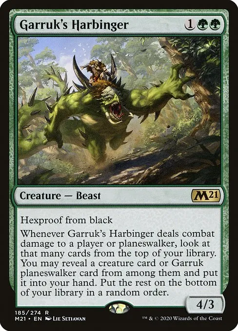 Garruk's Harbinger · Core Set 2021 185/397