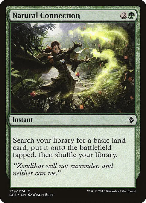 Natural Connection · Battle for Zendikar 179/299