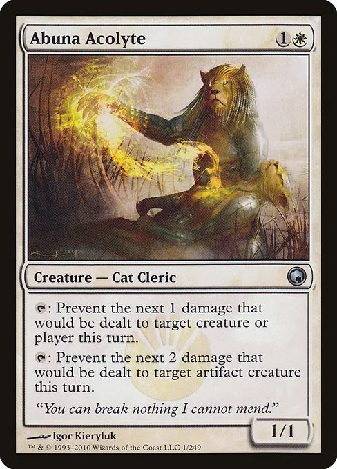Abuna Acolyte · Scars of Mirrodin 1/249