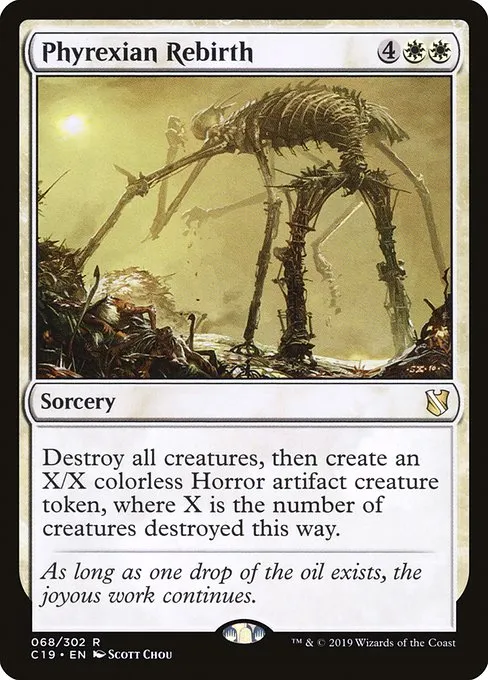 Phyrexian Rebirth · Commander 2019 68/302