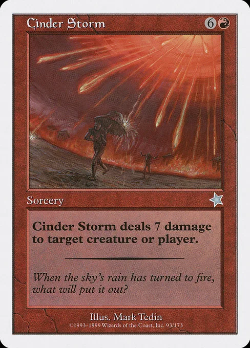 Cinder Storm · Starter 1999 93/173