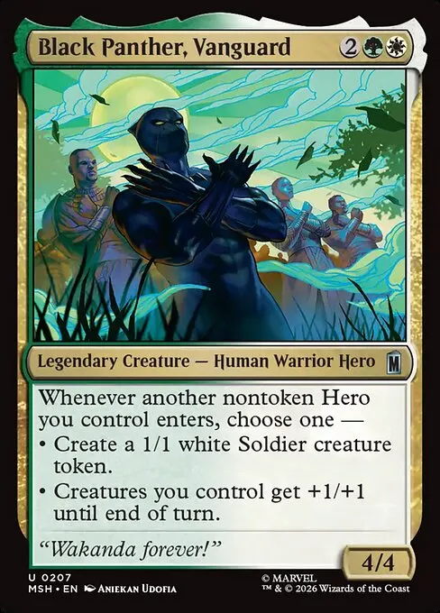 Black Panther, Vanguard · Marvel Super Heroes 207/24