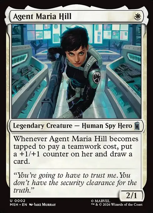 Agent Maria Hill · Marvel Super Heroes 2/24
