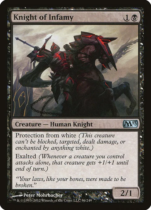 Knight of Infamy · Magic 2013 96/249