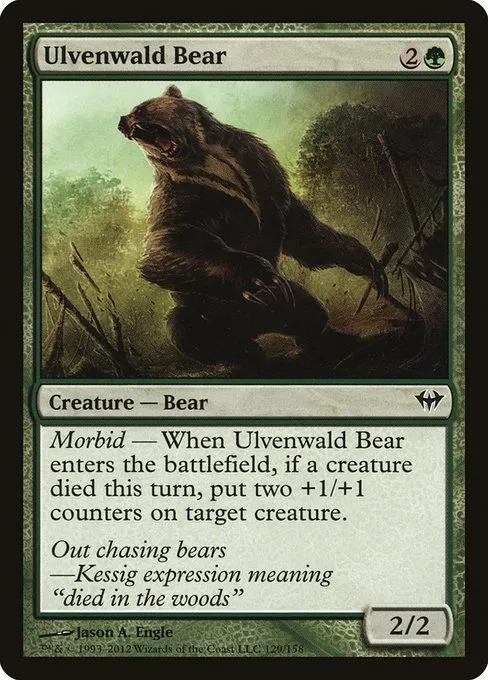 Ulvenwald Bear · Dark Ascension 129/158