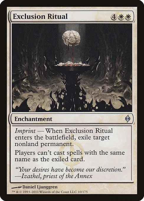 Exclusion Ritual · New Phyrexia 10/175