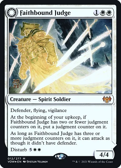 Faithbound Judge // Sinner's Judgment · Innistrad: Crimson Vow Promos 12s/121