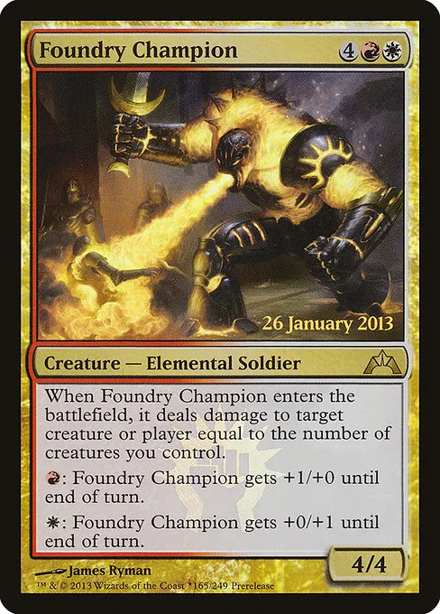 Foundry Champion · Gatecrash Promos 165★/10