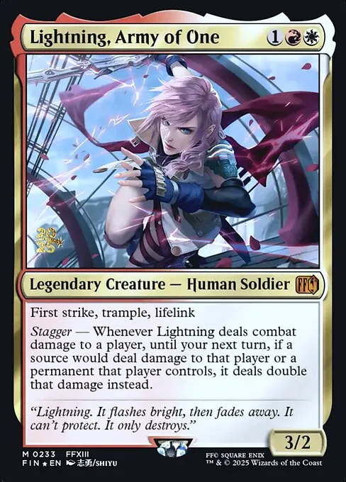 Lightning, Army of One · Final Fantasy Promos 233s/94
