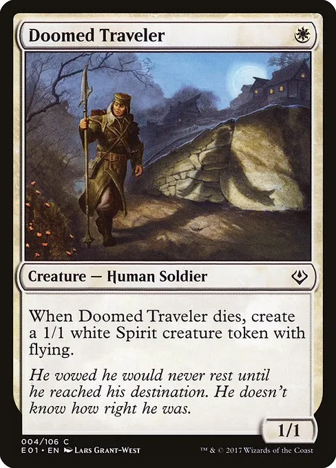 Doomed Traveler · Archenemy: Nicol Bolas 4/106