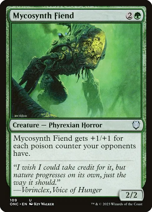 Mycosynth Fiend · Phyrexia: All Will Be One Commander 109/174
