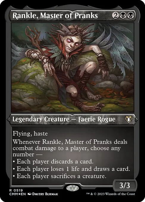 Rankle, Master of Pranks · Commander Masters 519/1067