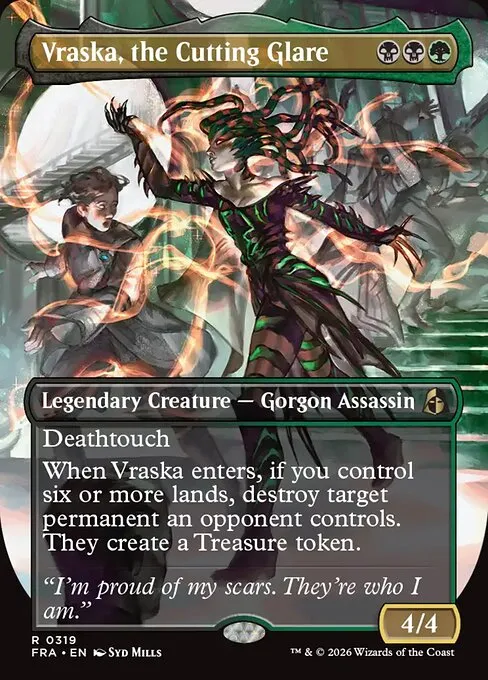 Vraska, the Cutting Glare · Reality Fracture 319/7