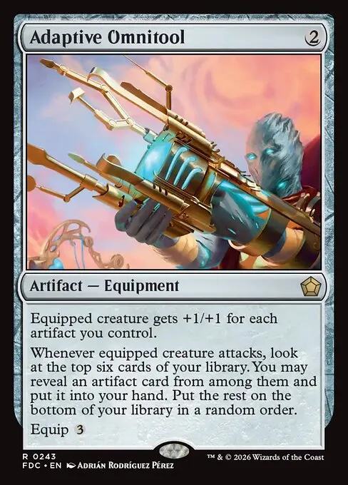 Adaptive Omnitool · Foundations Commander 243/3