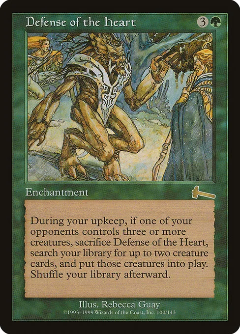 Defense of the Heart · Urza's Legacy 100/143