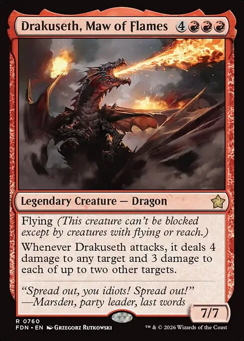 Drakuseth, Maw of Flames · Foundations 760/771