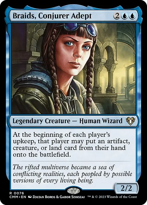 Braids, Conjurer Adept · Commander Masters 76/1067