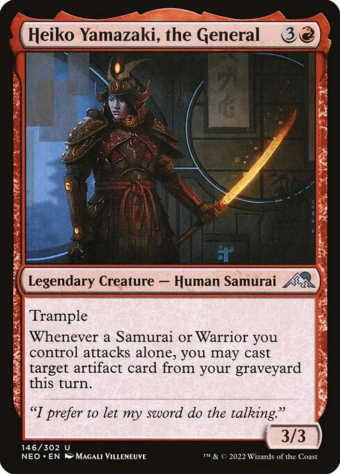 Heiko Yamazaki, the General · Kamigawa: Neon Dynasty 146/531
