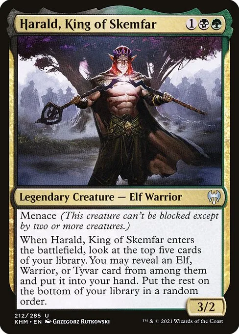 Harald, King of Skemfar · Kaldheim 212/425