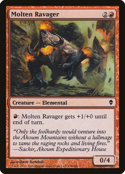 Molten Ravager · Zendikar 138/269