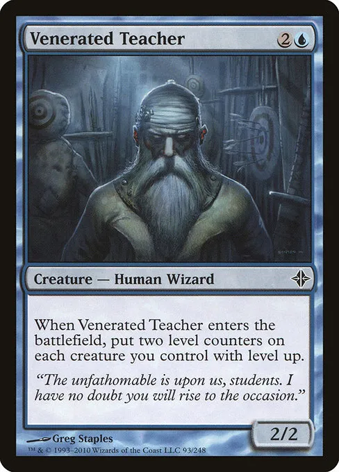 Venerated Teacher · Rise of the Eldrazi 93/248