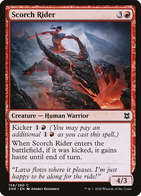 Scorch Rider · Zendikar Rising 158/407