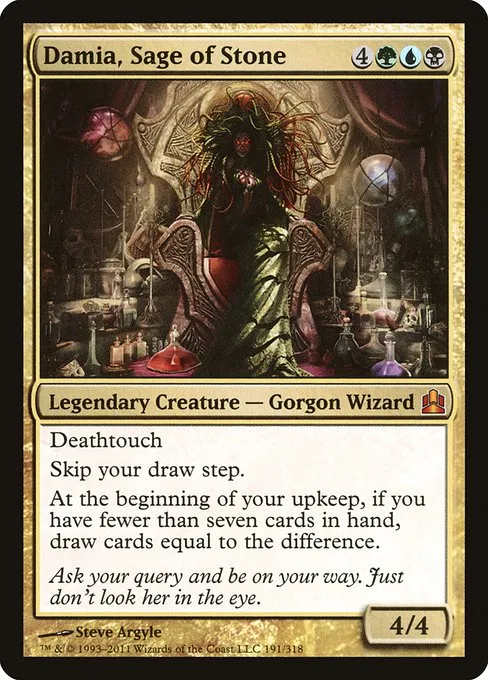 Damia, Sage of Stone · Commander 2011 191/318