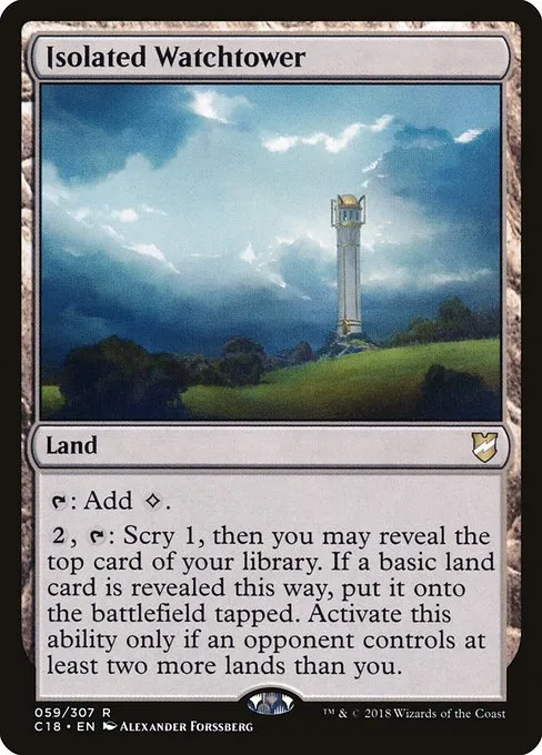 Isolated Watchtower · Commander 2018 59/307