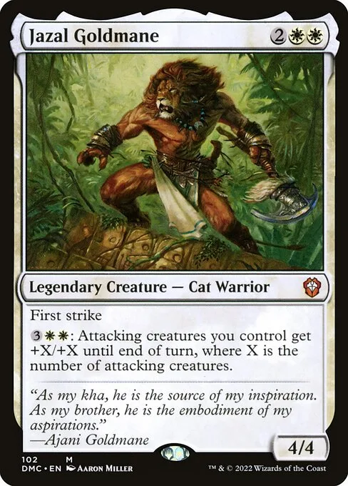 Jazal Goldmane · Dominaria United Commander 102/240