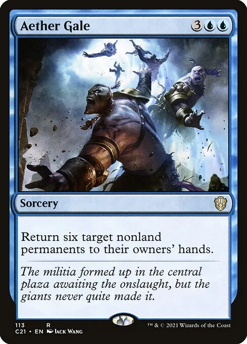 Aether Gale · Commander 2021 113/409