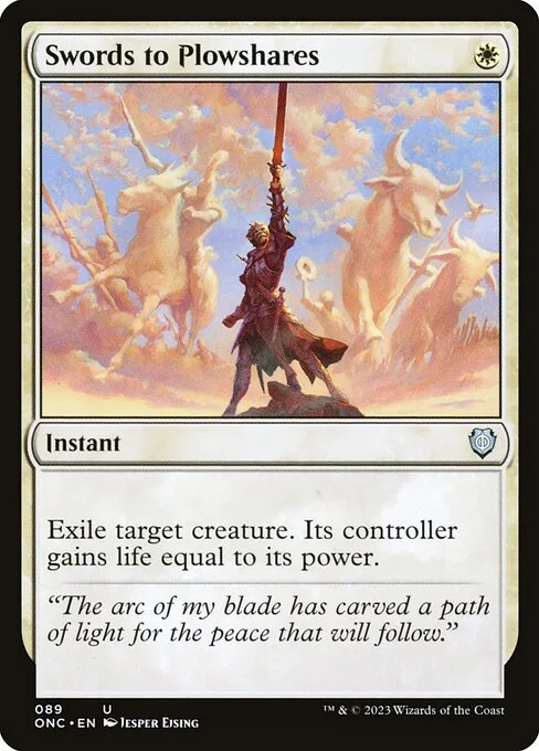 Swords to Plowshares · Phyrexia: All Will Be One Commander 89/174