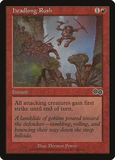 Headlong Rush · Urza's Saga 198/357